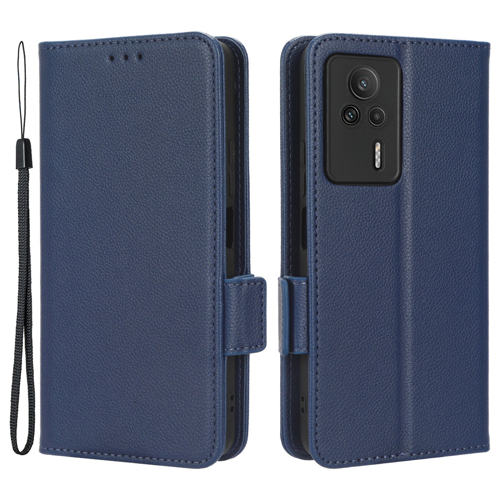 For Xiaomi Redmi K60E 5G Anti-Scratch Litchi Texture Phone Case PU Leather TPU Wallet Stand Phone Cover For Xiaomi Redmi K60E 5G Anti-Scratch Litchi Texture Phone Case PU Leather TPU Wallet Stand Phone Cover
